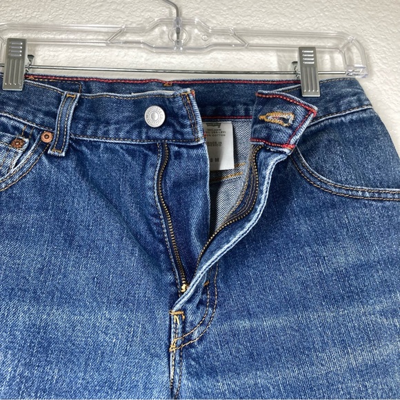 Vintage 90s Levi's 550 Baggy Tapered Fit Mom Jeans Blue Baggy High Waist Mexico - Picture 12 of 16